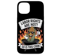 Los derechos laborales son calientes, también lo es este maíz Carcasa para iPhone 13
