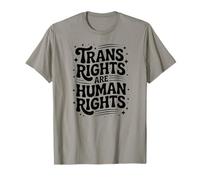 Los Derechos Trans Son Derechos Humanos: tipografía audaz Dibujada a Mano Camiseta