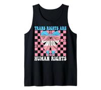 Los derechos trans son derechos humanos Transgénero Bandera del Orgullo Trans Camiseta sin Mangas