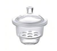 Los desecadores de vidrio para laboratorio, fabricados con vidrio de borosilicato, son resistentes a la corrosión y a las altas temperaturas, por lo que son adecuados para almacenar Transparent 150mm