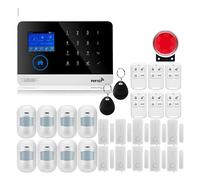 Los Detectores Inalámbricos Del De Alarma G/M Alarman El Smart Home, Control APP Con Mensaje Libre para Apartamento(W2B1)