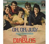 Los Diablos (2) - Los Diablos - Oh, Oh, July / Feliz Cumpleaños - Odeon - 1J 006-20.845