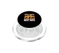 Los días del Cerdo Son los Mejores días Divertidos de cría de Cerdos para un criador de Cerdos PopSockets PopGrip para MagSafe