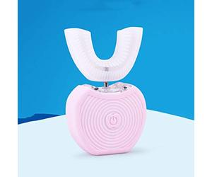 Los dientes totalmente automático de 360 grados eléctrico Cepillo de dientes eléctrico ultrasónico de luz fría abrillantador cepillo de dientes automático con frecuencia variable DEZ