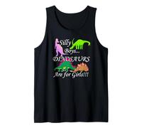 Los Dinosaurios Lindos y tontos Son para niñas Camiseta sin Mangas