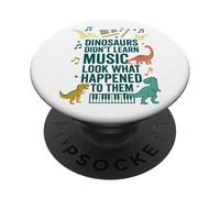 Los Dinosaurios no aprendieron música Mira lo Que Les pasó PopSockets PopGrip Adhesivo