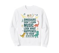 Los Dinosaurios no aprendieron música Mira lo Que Les pasó Sudadera