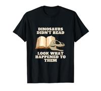 Los Dinosaurios no leyeron Mira lo Que Les pasó sarcástico Camiseta gráfica económica
