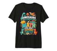 Los Dinosaurios odian Las matemáticas Miran lo Que Les pasó Camiseta Premium