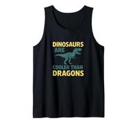 Los Dinosaurios Son más Frescos Que los Dragones Gráfico Camiseta sin Mangas