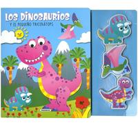Los dinosaurios y el pequeño tricerátops (Busca y encaja)