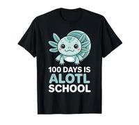 Los Divertidos 100 días de Axolotl Son Muchos niños en Edad Escolar Camiseta