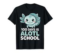 Los Divertidos 100 días de Axolotl Son Muchos niños en Edad Escolar Camiseta
