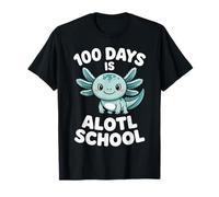 Los Divertidos 100 días de Axolotl Son Muchos niños en Edad Escolar Camiseta