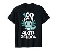 Los Divertidos 100 días de Axolotl Son Muchos niños en Edad Escolar Camiseta