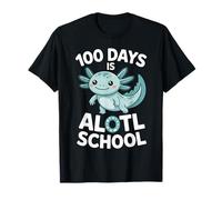 Los Divertidos 100 días de Axolotl Son Muchos niños en Edad Escolar Camiseta