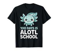 Los Divertidos 100 días de Axolotl Son Muchos niños en Edad Escolar Camiseta