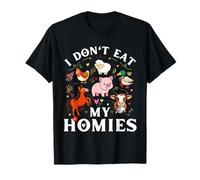 Los Divertidos Amantes de los Veganos y Vegetarianos de I Don't Eat Homies Camiseta