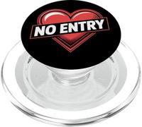 Los Divertidos Memes de Amor Dicen no al Amor sin Entrada a mi corazón PopSockets PopGrip para MagSafe