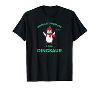 Los Divertidos pájaros pingüinos Son Dinosaurios por lo Tanto Soy un Dinosaurio Camiseta