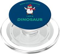 Los Divertidos pájaros pingüinos Son Dinosaurios por lo Tanto Soy un Dinosaurio PopSockets PopGrip para MagSafe