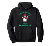 Los Divertidos pájaros pingüinos Son Dinosaurios por lo Tanto Soy un Dinosaurio Sudadera con Capucha