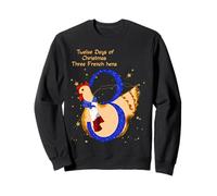 Los Doce Días de Navidad Diseños Coloridos Sudadera