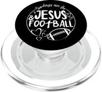 Los domingos Son para Jesús y el fútbol Christian Apparel PopSockets PopGrip para MagSafe
