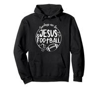 Los domingos Son para Jesús y el fútbol Christian Apparel Sudadera con Capucha