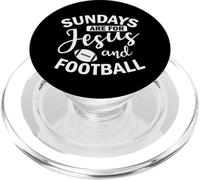 Los domingos Son para Jesús y Football America PopSockets PopGrip para MagSafe