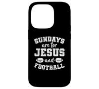 Los domingos Son para Jesús y Football USA Carcasa para iPhone 14 Pro