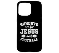 Los domingos Son para Jesús y Football USA Carcasa para iPhone 15 Pro MAX