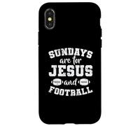 Los domingos Son para Jesús y Football USA Carcasa para iPhone X/XS