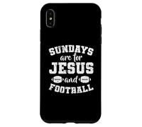 Los domingos Son para Jesús y Football USA Carcasa para iPhone XS MAX