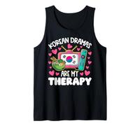 Los Dramas Coreanos Son mi Terapia Cita Divertida de Fangirl K-Drama Camiseta sin Mangas