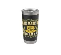 Los dulces sueños están hechos de té herbario para bebedores de té Vaso térmico de acero inoxidable de doble pared