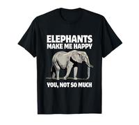 Los Elefantes me Hacen Feliz, no Tanto Camiseta