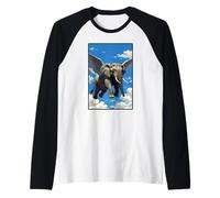 Los Elefantes Pueden Volar Camiseta Manga Raglan