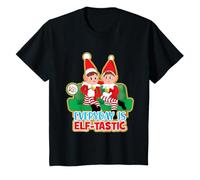Los Elfos Que se portan Mal Todos los días Son Elfos navideños, niños Camiseta