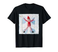 Los Elfos se portan Mal Haciendo Navidad a Snow Angel Camiseta
