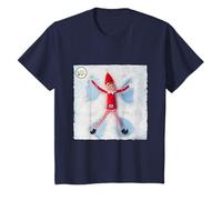 Los Elfos se portan Mal Haciendo Que Snow Angel Christmas Kids Camiseta