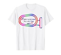 Los Enemigos Pueden Estar más Cerca de lo Que parecen Camiseta gráfica económica, Hombre, Blanco, XL
