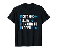 Los Errores Permiten Que el Pensamiento suceda Un Profesor de matemáticas Divertido Diciendo Camiseta