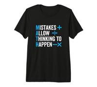 Los Errores Permiten Que el Pensamiento suceda Un Profesor de matemáticas Divertido Diciendo Camiseta Premium