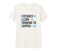 Los Errores Permiten Que el Pensamiento suceda Un Profesor de matemáticas Divertido Diciendo Camiseta Premium