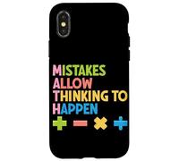 Los errores permiten que ocurra el pensamiento Carcasa para iPhone X/XS