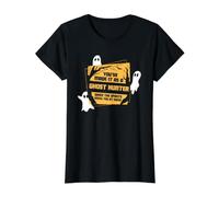 Los espíritus del Humor Paranormal de Ghost Hunter te conocen por tu Nombre Camiseta gráfica económica, Mujer, Negro, L