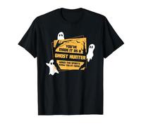 Los espíritus del Humor Paranormal de Ghost Hunter te conocen por tu Nombre Camiseta gráfica económica, Hombre, Negro, L