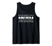 Los espíritus del Humor Paranormal de Ghost Hunter te conocen por tu Nombre Camiseta sin Mangas