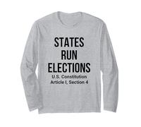 Los Estados organizan Elecciones Constitución Artículo I Derechos del votante Manga Larga